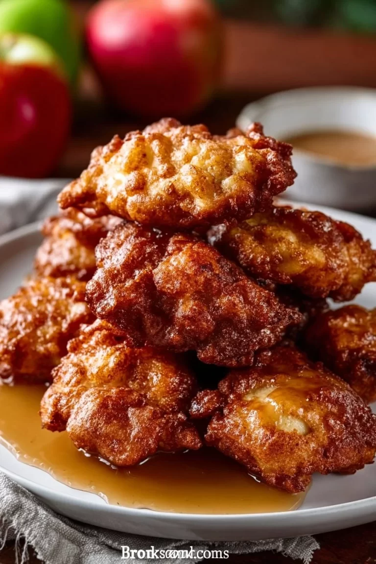 Easy air fryer apple fritters for a delicious fall brunch