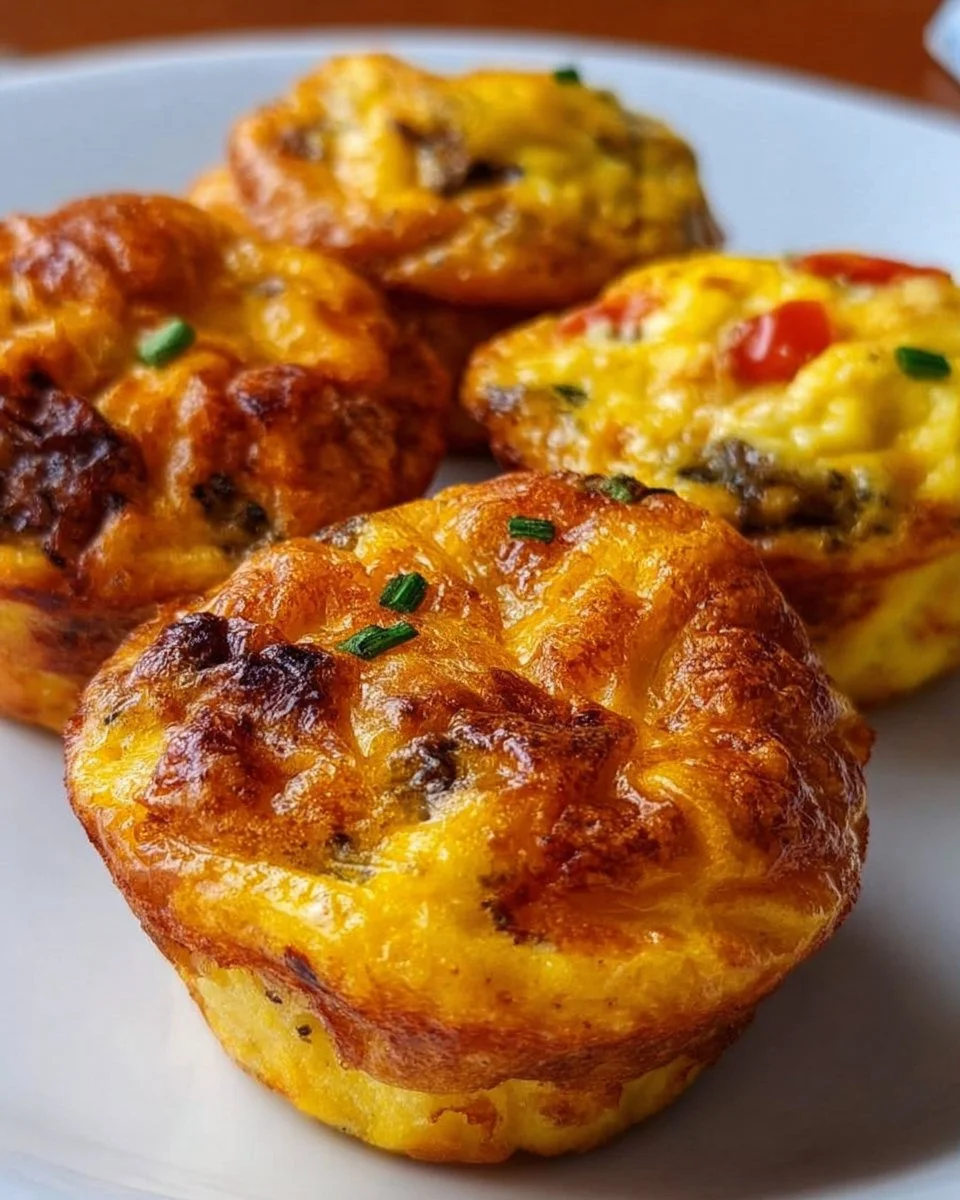 Quick and easy air fryer egg muffins recipe for a healthy breakfast